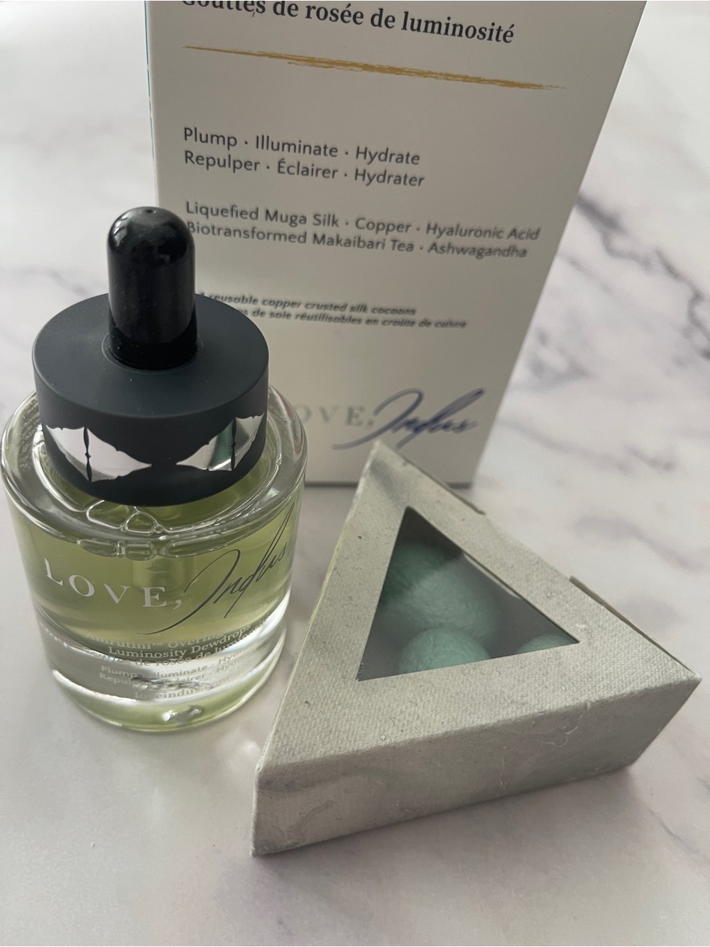 $135 New Authentic Love, Indus Radiance Serum - Light Green Glow